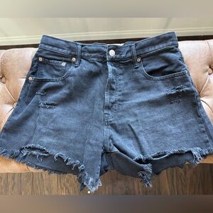 Aeropostale 90s high rise distressed women’s denim shorts size 12